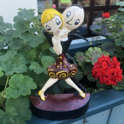 Dancing Couple Cast Iron Doorstop