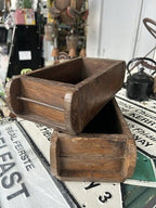 Brick Buckets Wooden Holder