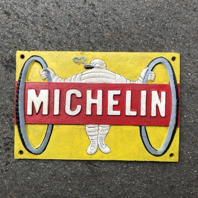 Michelin Cast Iron Sign