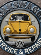Volkswagen Service And Repair Cast Iron Sign