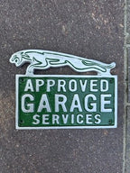 Jaguar Aluminium Approved Garage Services Sign