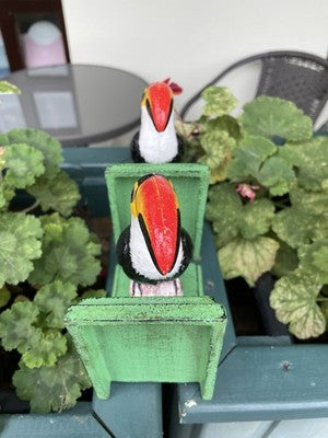 Guinness Toucan Cast Iton Bookends