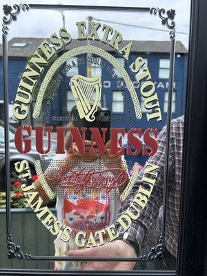 guinness pub mirror