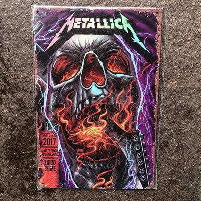 Metallica Metal Sign