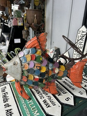 Fish Metal Art Hanging