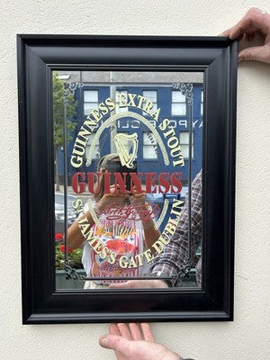 guinness pub mirror