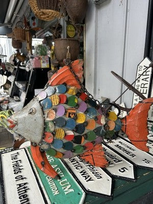 Fish Metal Art Hanging