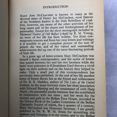 The Life And Times Of Mary Ann McCracken By Mary McNeill