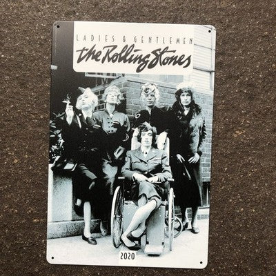 Rolling Stones Metal Sign
