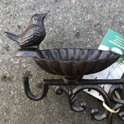 Bird Feeder With Bracket Cast Iron
