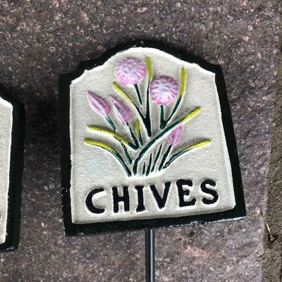 Herb Tags Cast Iron Set Of 10