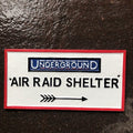 Underground Air Raid Shelter Sign