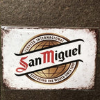 San Miguel Metal Sign