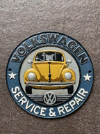Volkswagen Service And Repair Cast Iron Sign