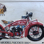 Indian Motorcycle Cast Iron Sign