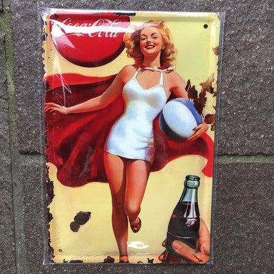 Coca Cola Retro Metal Sign