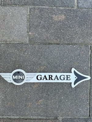 Mini Garage Arrow Cast Iron Sign