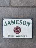 Jameson Irish Whiskey Cast Iron Sign