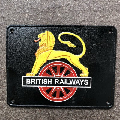 British Railways Cast Iron Sign