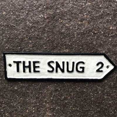 The Snug Cast Iron Cast Iron Sign