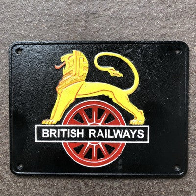 British Railways Cast Iron Sign