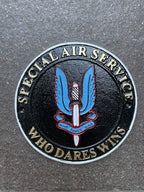 Special Air Service Who Dares Wins Cast Iron Sign