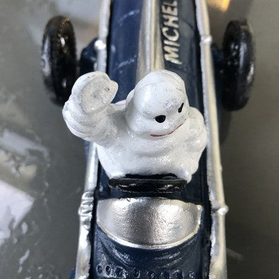 Michelin Man Formula One Racing Man Cast Iron