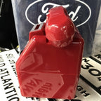 Red Old Fashion Style Money Box