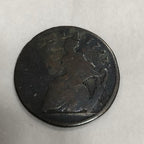 George 1 Copper Irish Halfpenny