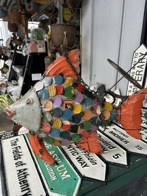 Fish Metal Art Hanging