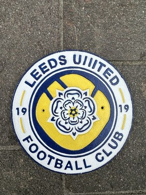 Leeds United Cast Iron Sign