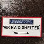 Underground Air Raid Shelter Sign