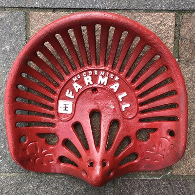 Farmall Cast Iron Tractor Seat