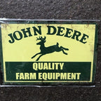 John Deere Quality Farm Equipment Metal Sign