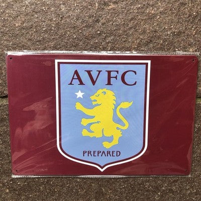 AVFC Metal Sign