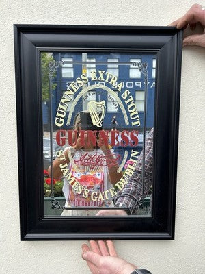 guinness pub mirror
