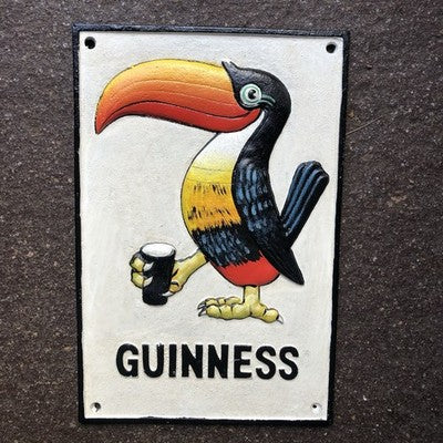 Guinness Toucan Cast Iron Sign