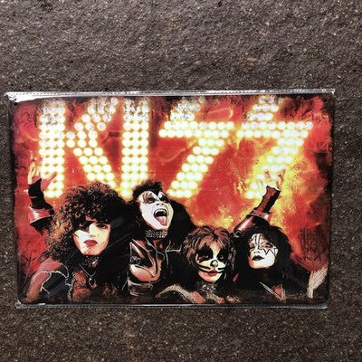 Kiss Metal Sign