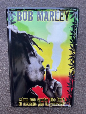 Bob Marley Metal Sign