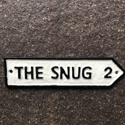 The Snug Cast Iron Cast Iron Sign