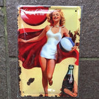 Coca Cola Retro Metal Sign