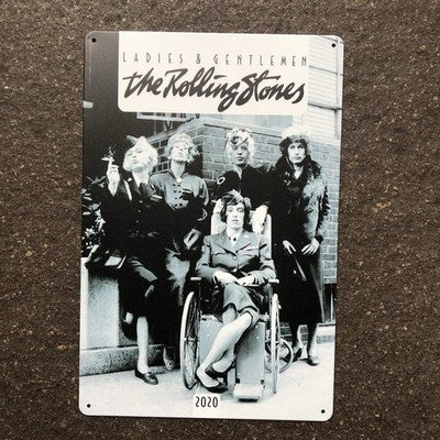 Rolling Stones Metal Sign