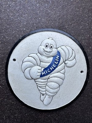 Michelin Man Cast Iron Sign