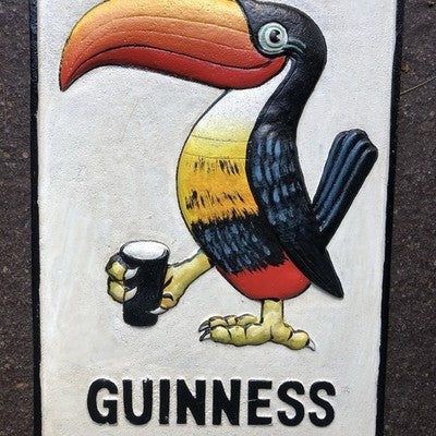 Guinness Toucan Cast Iron Sign