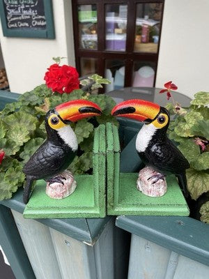 Guinness Toucan Cast Iton Bookends
