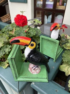 Guinness Toucan Cast Iton Bookends