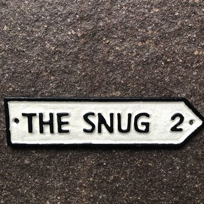 The Snug Cast Iron Cast Iron Sign
