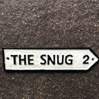 The Snug Cast Iron Cast Iron Sign