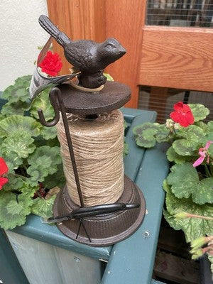 Gardeners Cast Iron String And Scissor Dispenser