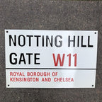 Notting Hill Gate Enamel Sign